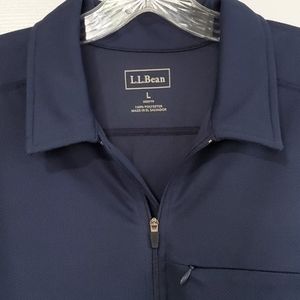 LL Bean, Men's Zip-Up Polo
